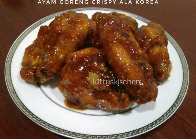 Cara Buat Ayam Goreng Crispy ala Korea Yang Lezat