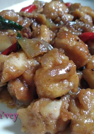 Foto resep Ayam Lada Hitam Dapur Ka'vey
