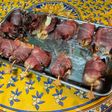 Ballotins de figues au miel, chèvre et jambon cru