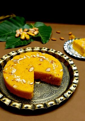 A picture of Jackfruit Sandan (Steamed Jackfruit Cake Recipe).