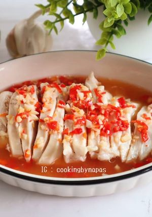 รูปของ อกไก่นึ่งมะนาว
