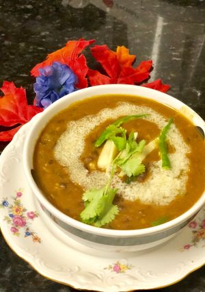 A picture of Daal makhani recipe (Punjabi style).