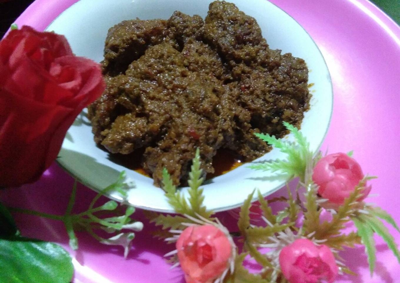 Rendang daging sapi