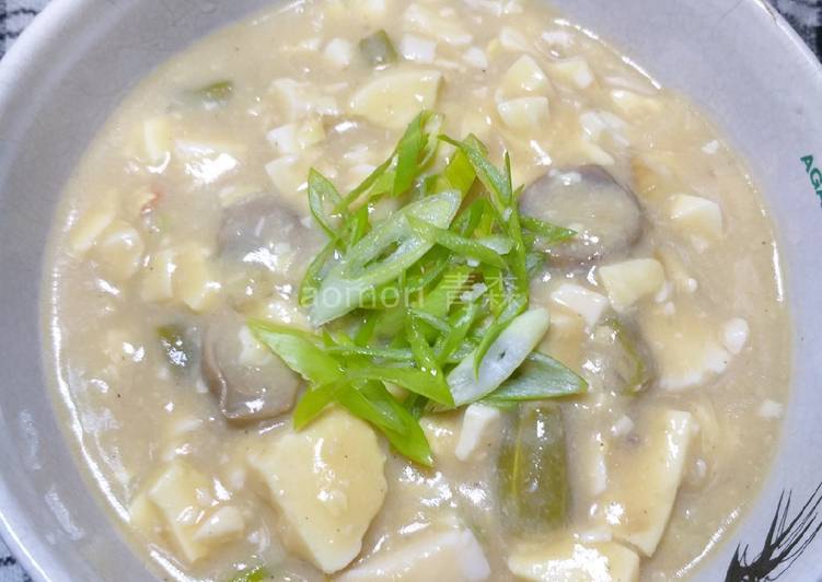 Cara mudah Menyiapkan Mun Tahu Pedas Vegetarian 燜豆腐 / 焖豆腐 yang Menggugah Selera