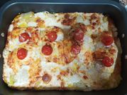Una foto de tomates cherry al horno