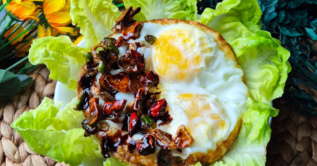 Salad telur sambal kecap super sederhana praktis untuk diet