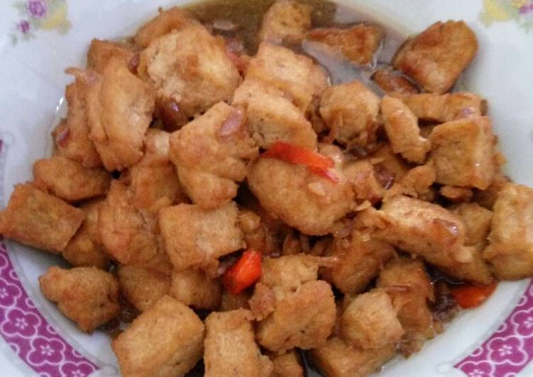 Tahu Kecap Asam