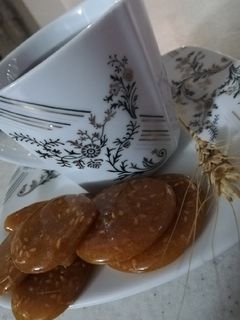 عکسی از دستور پولکی کنجدی