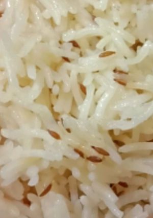 A picture of Cumin Rice.