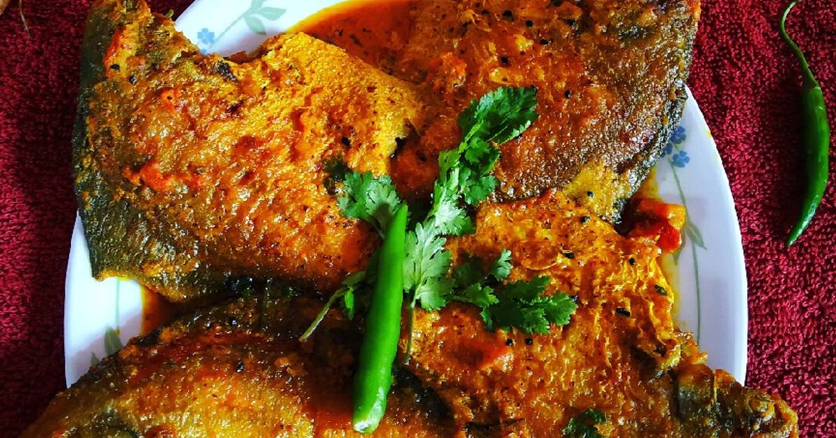 PATIO(Pomfret fish curry) Recipe by Mithu Majumder - Cookpad