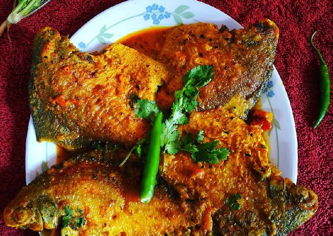 PATIO(Pomfret fish curry) Recipe by Mithu Majumder - Cookpad