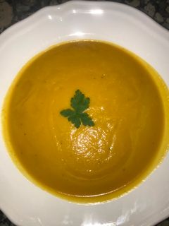 Una foto de Crema de calabaza con monsieur cuisine