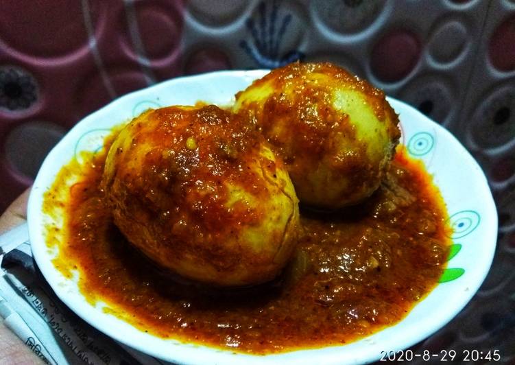 Homemade Egg Masala Curry