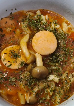 Foto resep Sup Makaroni Bolognese
