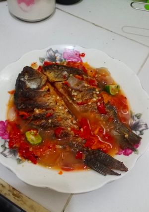 Foto resep Pecak ikan mas betawi