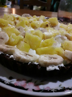 Una foto de Tarta frutal con base crocante
