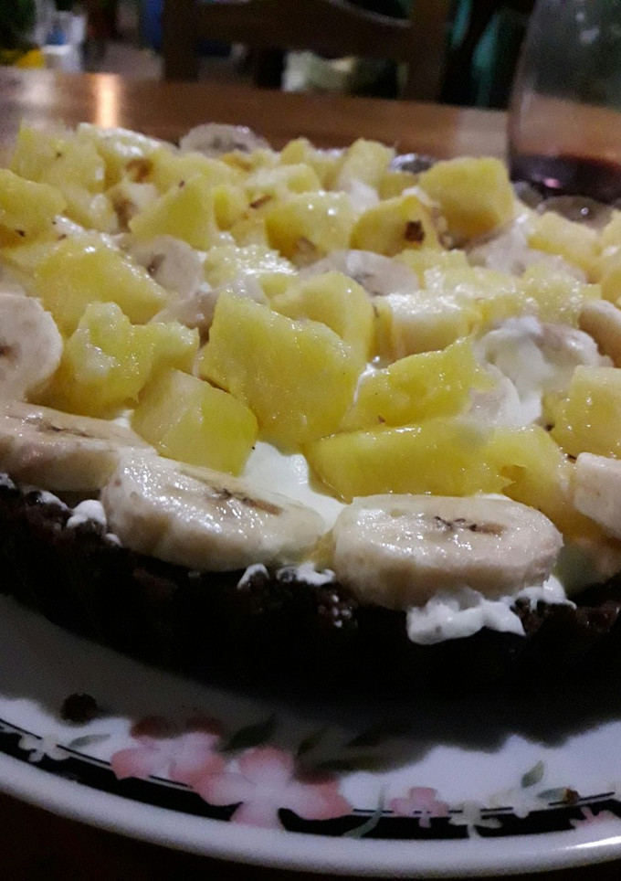 Una foto de Tarta frutal con base crocante