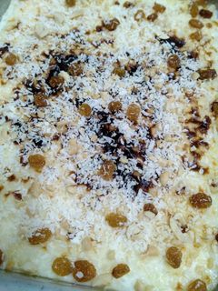 صورة لوصفة رز باللبن بالمكسرات في الفرن 😋💓