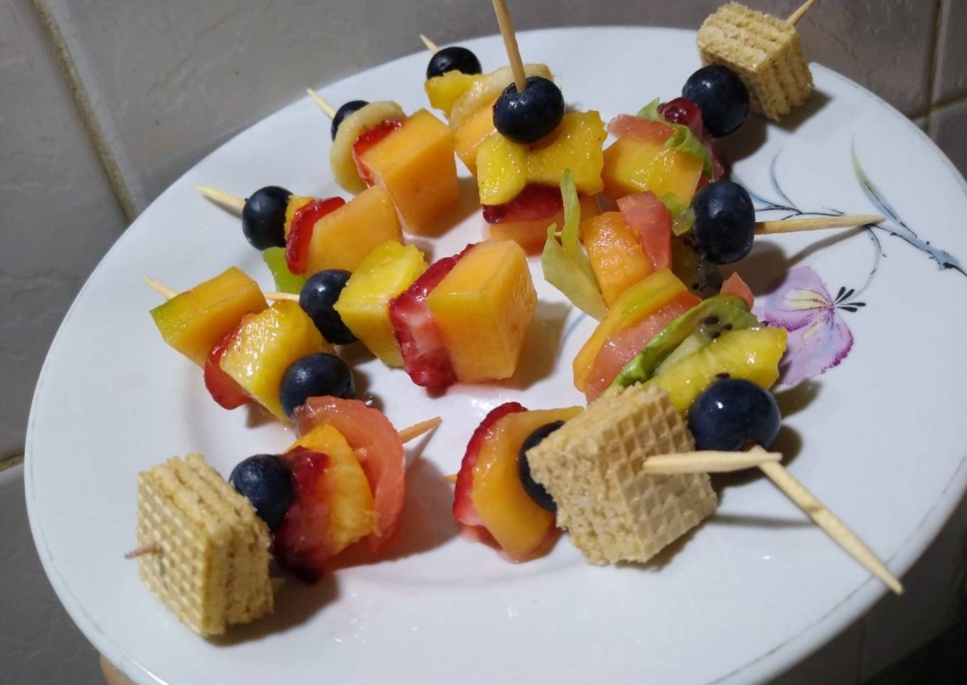 Picada Fresca con Frutas y verduras. #caminodesabores