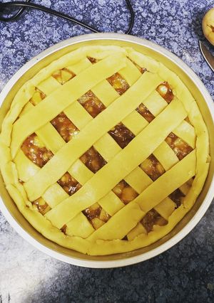 Una foto de Kuchen de Manzana