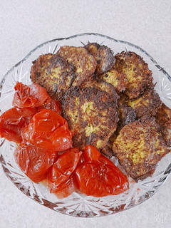 عکسی از دستور کوکو کدو سبز و سیب زمینی