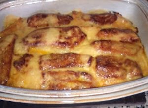Foto principal de Pastel de plátano(plátano macho)
