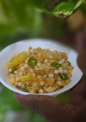 A picture of Sabudana Khichdi.