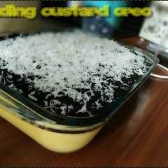 รูปของ Puding custard oreo
