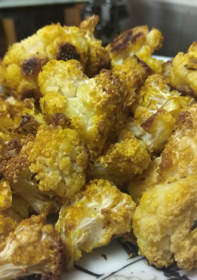 Una foto de Coliflor especiada al horno