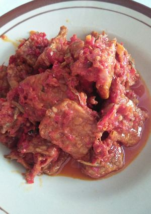 Foto resep Balado tempe ikan teri