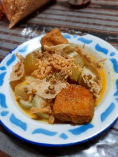 Foto resep Sayur labu tahu sumedang (lontong rebo wekasan)