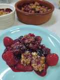 Light Crumble με κόκκινα φρούτα!