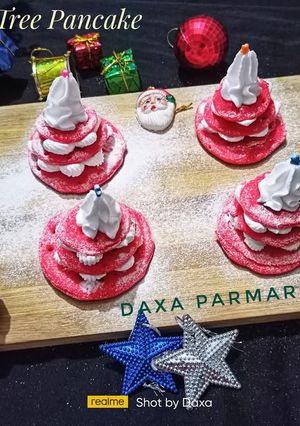 A picture of Christmas Tree Pancake.