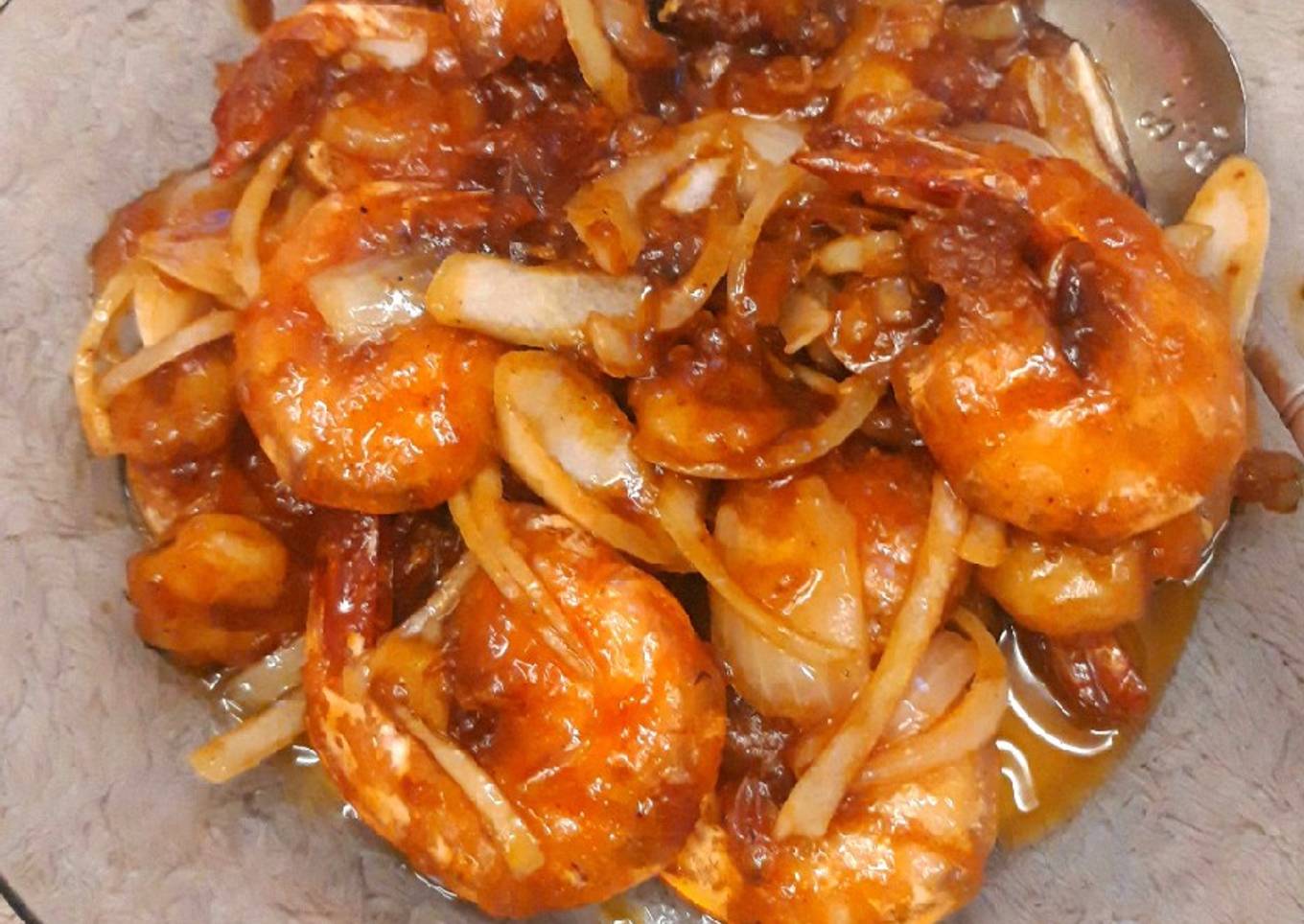 Udang asam manis versi mager 😂