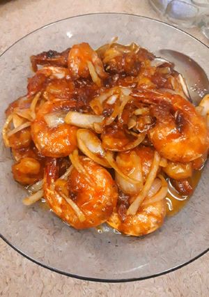 Foto resep Udang asam manis versi mager 😂