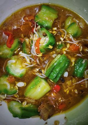 Foto resep Oseng toge oyong (gambas)