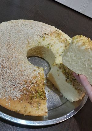 عکسی از دستور کیک پنبه ای مامان پز😍
