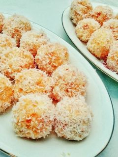 Una foto de Trufas de zanahoria y coco