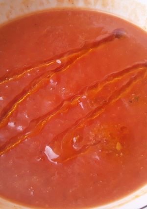 Una foto de Salsa🌶 de tomate casera🍅