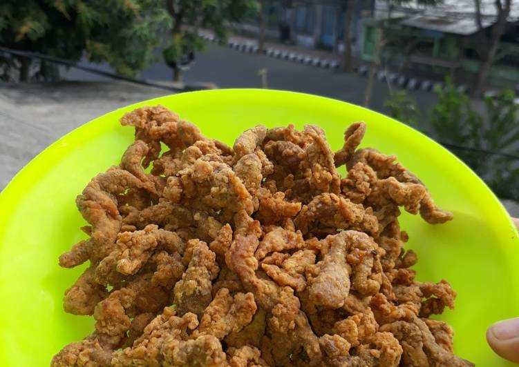 Usus ayam chrispy