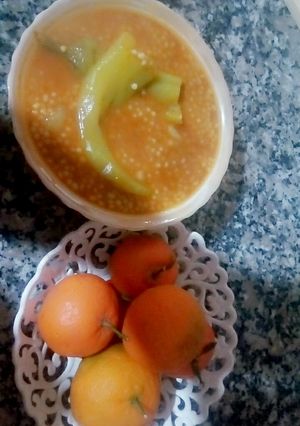 صورة لوصفة عيش او بركوكس حار وبنين في هذا الجو البارد