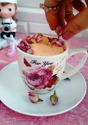 صورة لوصفة روز لاتيه roselatte
