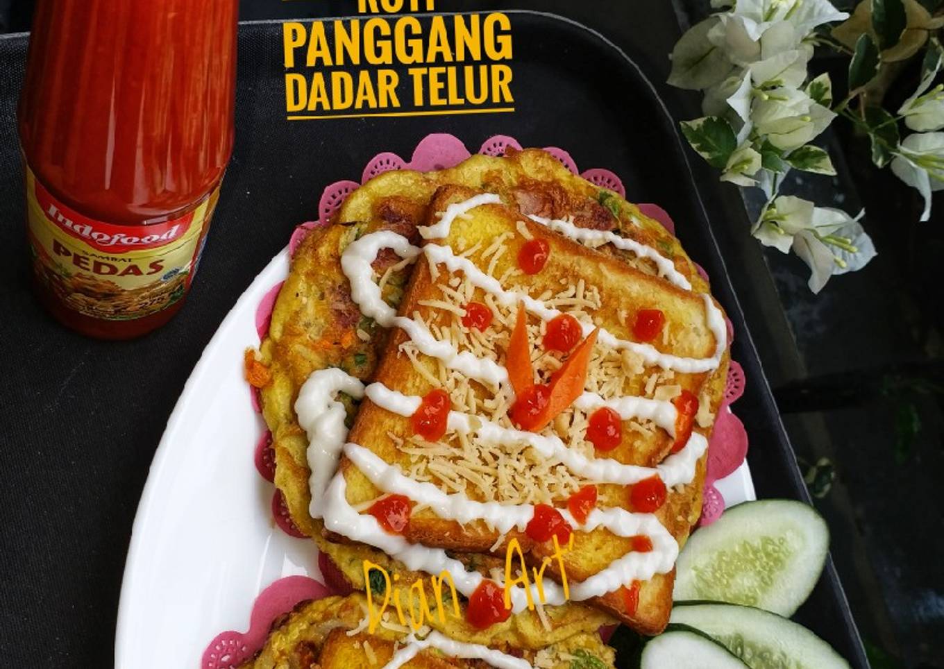 Roti Panggang Dadar Telur
