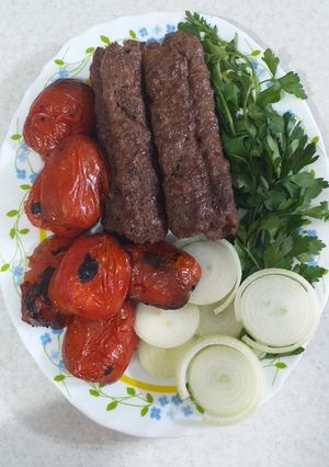 عکسی از دستور کباب کوبیده