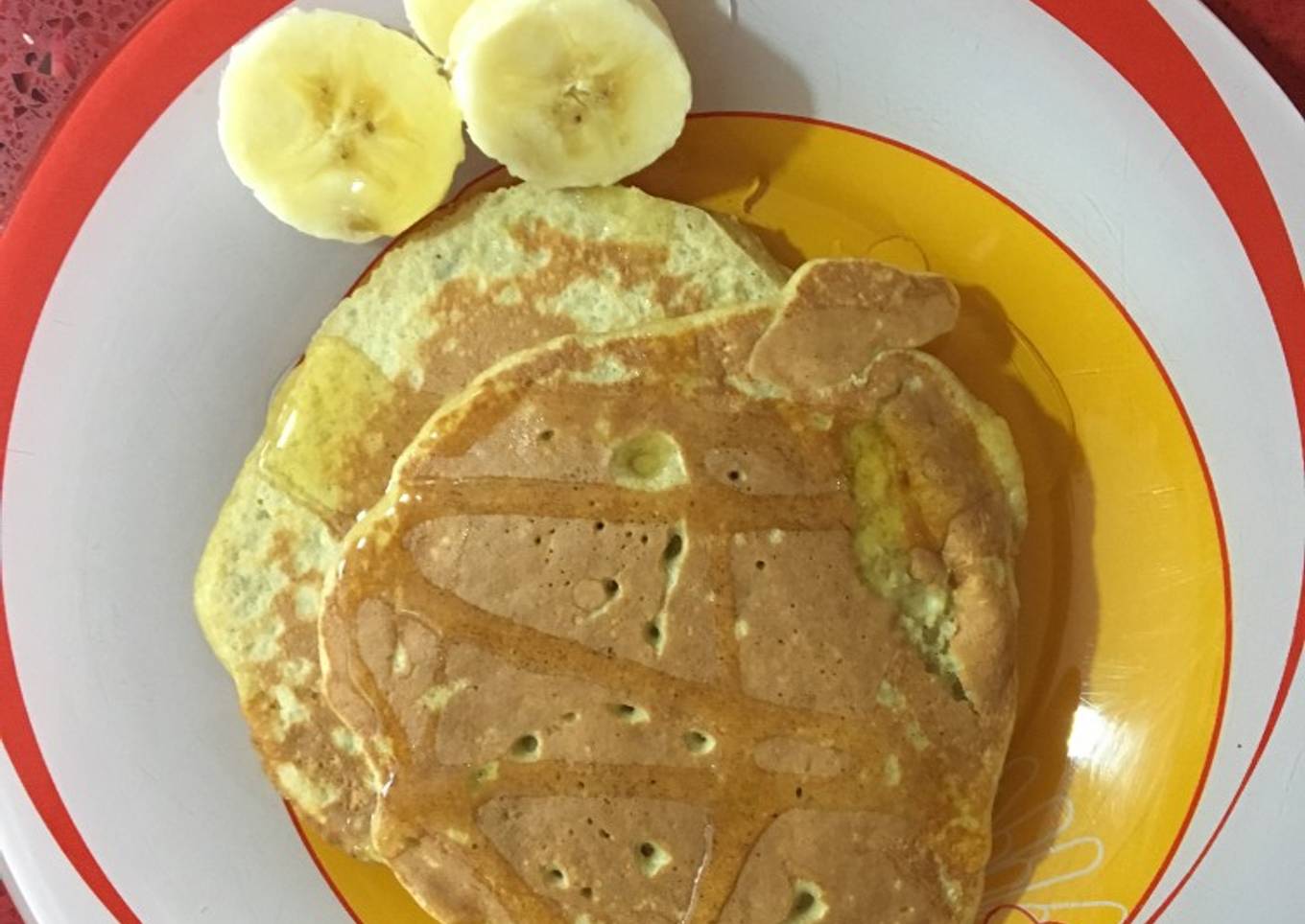 Tortitas de plátano y avena