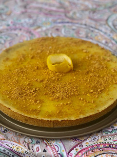 Una foto de Tarta de lemon curd fría en thermomix