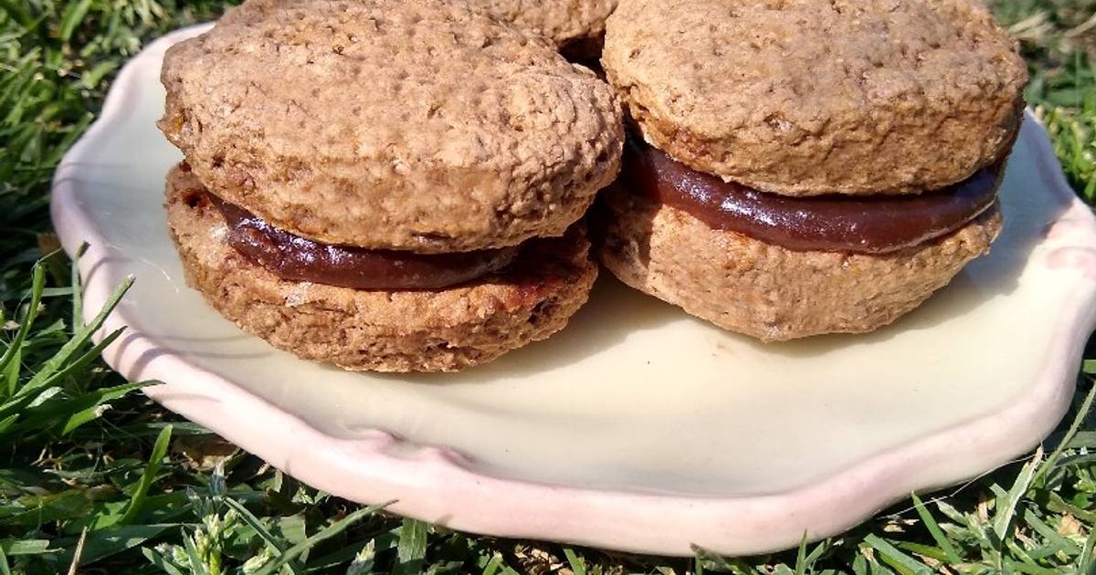 Alfajores veganos Receta de Ailiín - Cookpad