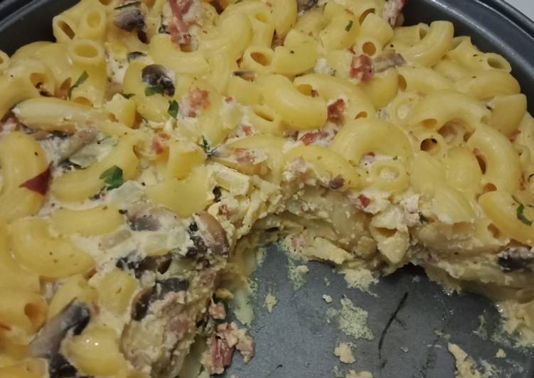 No-bake Schotel macaroni (kukus)