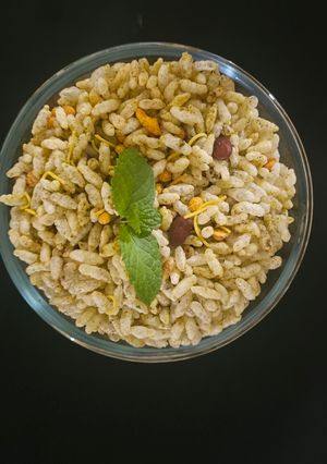 A picture of Panipuri kurmura.