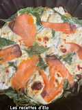 Frittata saumon / épinard / chèvre frais